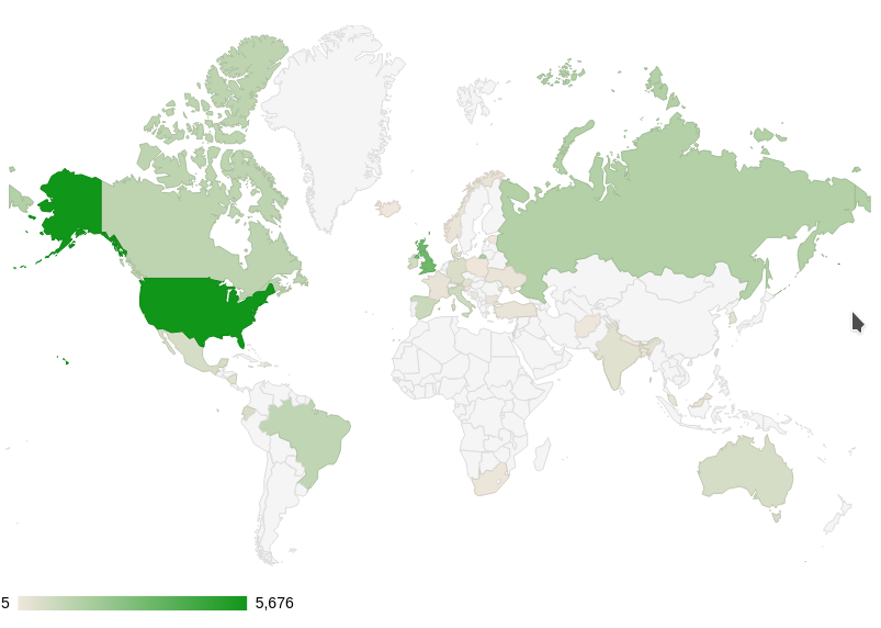 Visitor analytics and maps